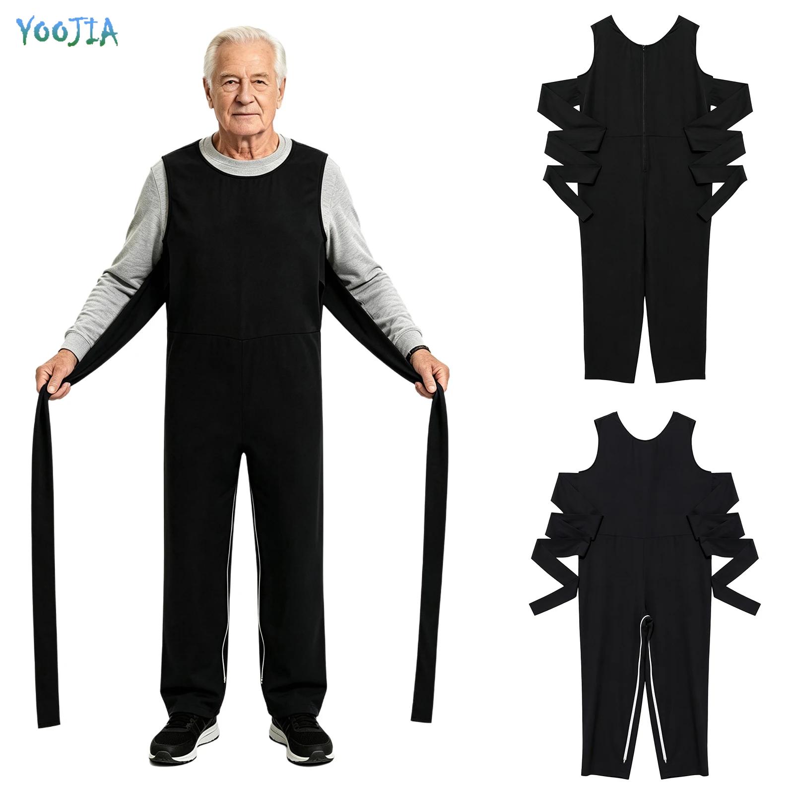 Winter Clothing Needs - Tuta adattabile per anziani, con cinghie