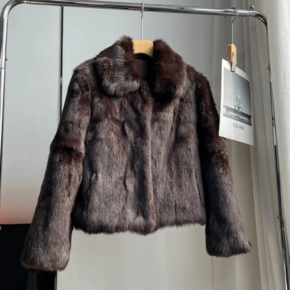 Winter Clothing Wholesale - Cappotto di pelliccia di coniglio naturale