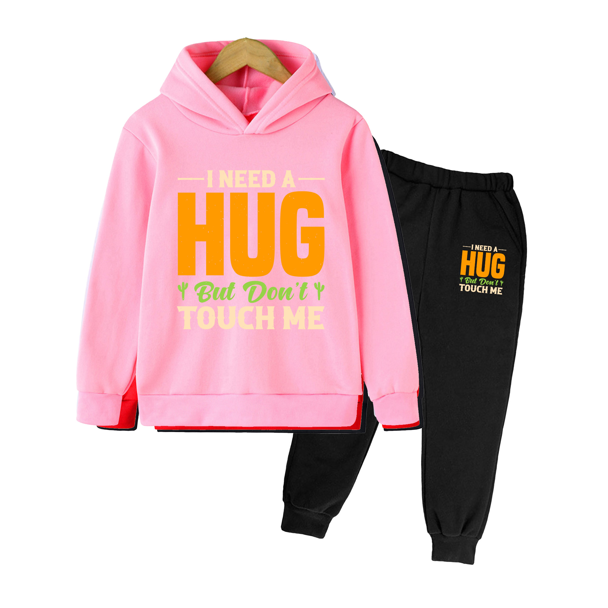 Winter Clothing Needs - Set Felpa e Pantaloni per Bambini,