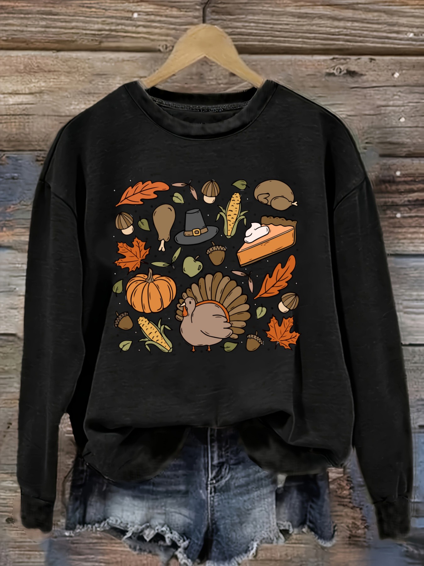 Winter Clothing Patterns - Maglietta Casual da Donna a Maniche