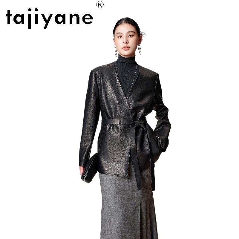 Winter Clothing Patterns - TAJIYANE Giacca in Vera Pelle di