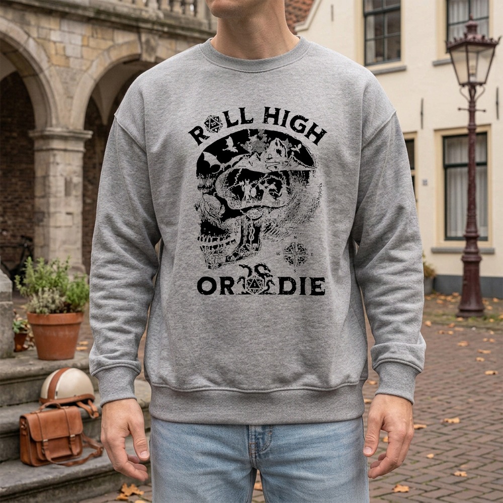 Felpa con motivo a teschio DND - Winter Clothing Dnd recensione e prezzo
