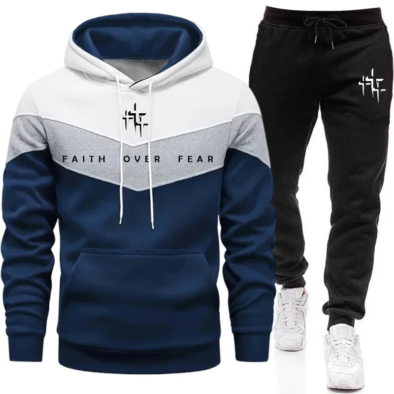 Tuta da uomo Faith Over Fear,  - Winter Clothing Men recensione e prezzo