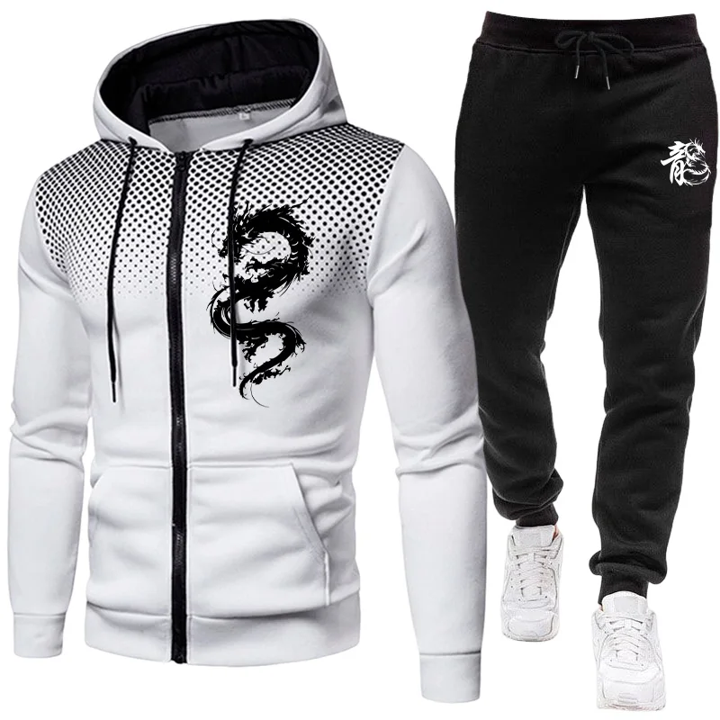 Set da Uomo con Stampa Drago d - Winter Clothing Patterns recensione e prezzo